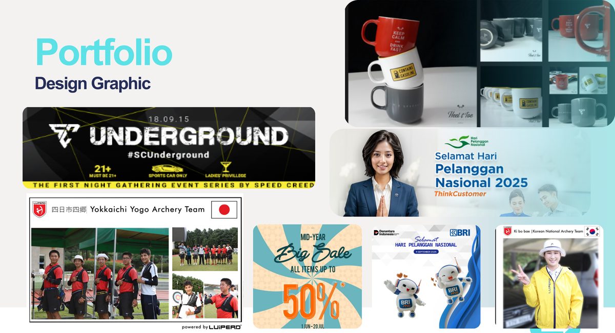 Brand merchandise and campaign design collection